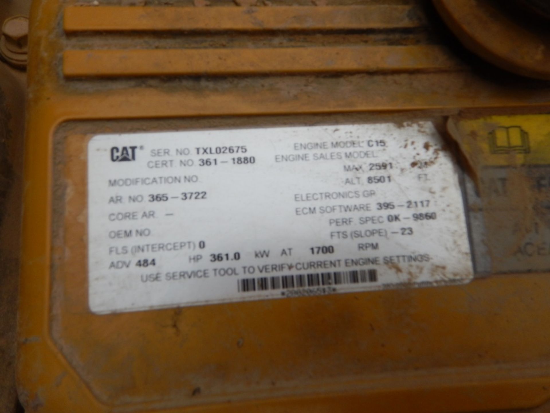 2012 Caterpillar Model 740B Off Highway Truck 3,986 Hours | CAB, A/C, CAT C15 DIESEL ENGINE, WITH - Image 12 of 13