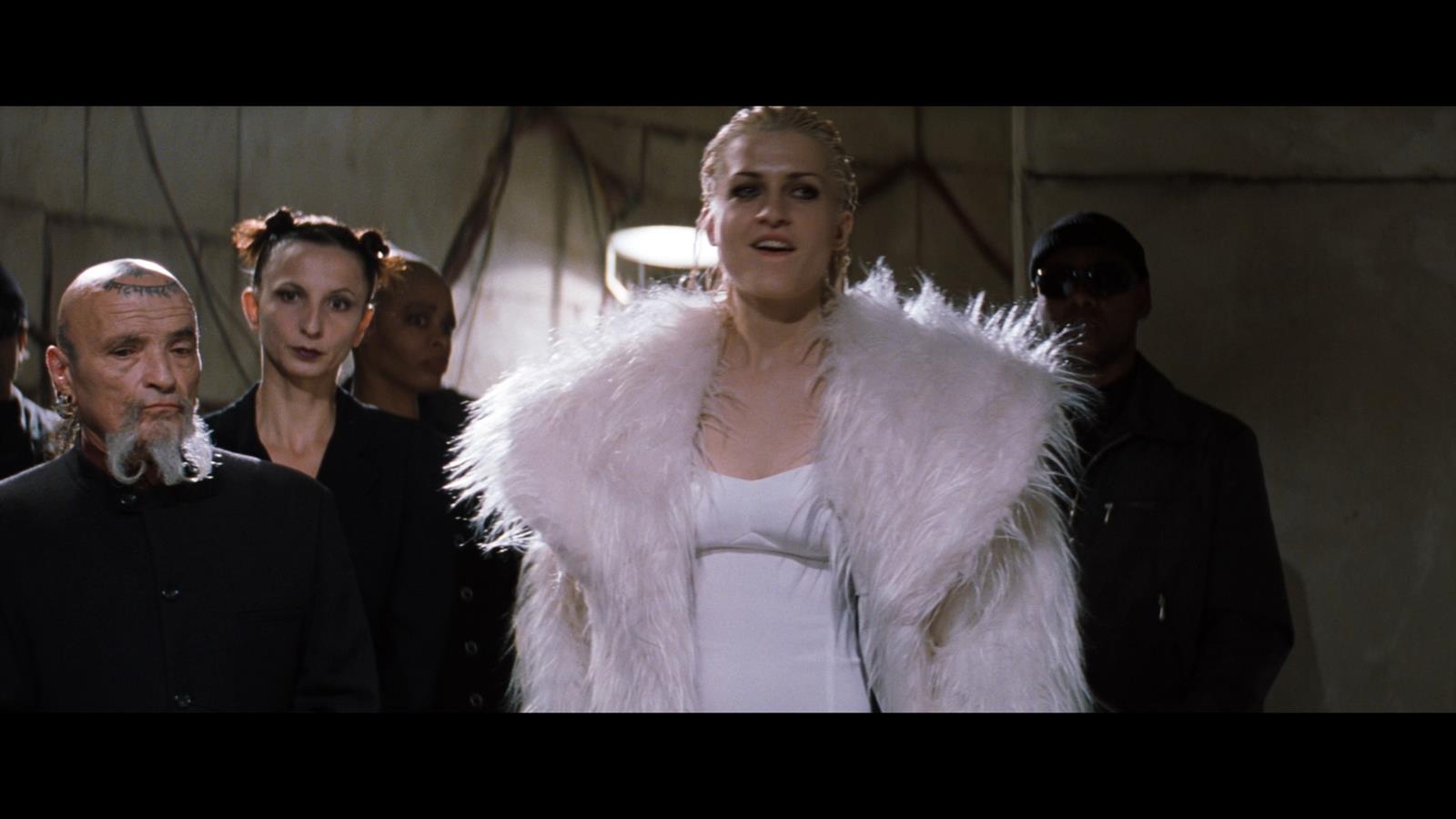 BLADE (1998) - Mercury's (Arly Jover) White Faux-Fur Coat Mercury’s (Arly Jover) coat from Stephen - Image 7 of 9