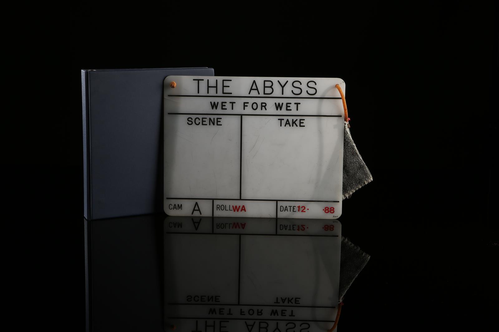 THE ABYSS (1989) - Script Binder and Underwater Slate A script binder and underwater slate from - Image 6 of 12