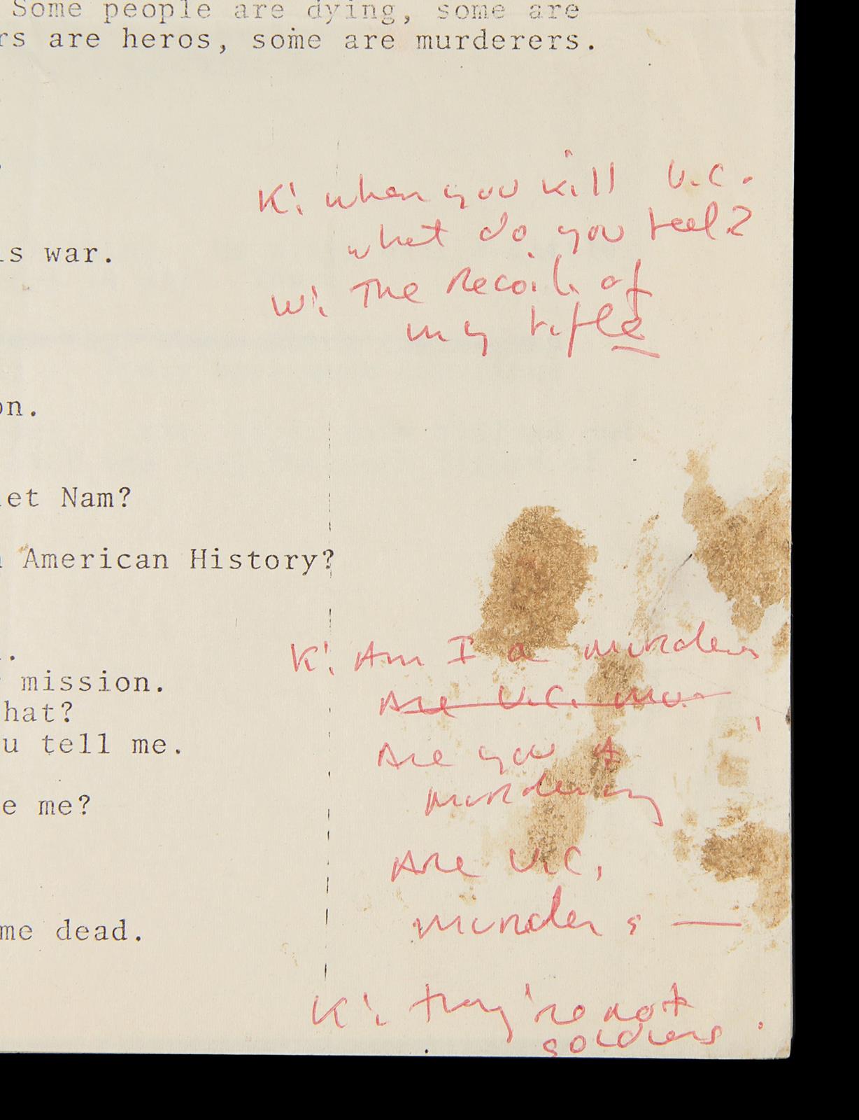 APOCALYPSE NOW (1979) - Colonel Kurtz (Marlon Brando) Magazine Cover, Script Pages and Shooting - Image 8 of 10