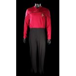 STAR TREK: VOYAGER (TV 1987-1994) - Future Starfleet Commander Uniform A Starfleet uniform worn in