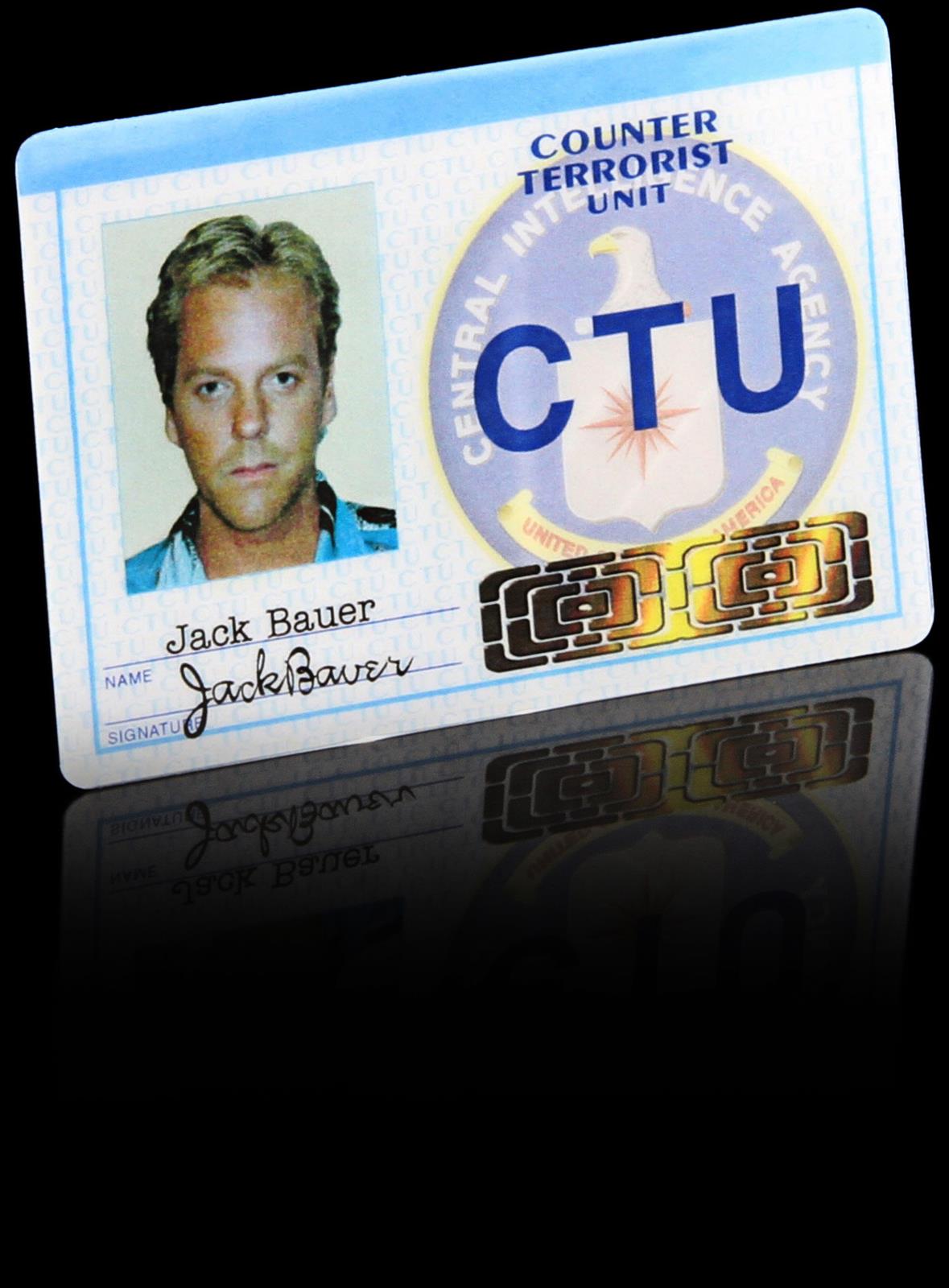 24 (TV 2001-2010) - Jack Bauer's (Kiefer Sutherland) CTU ID Jack Bauer’s (Kiefer Sutherland) CTU