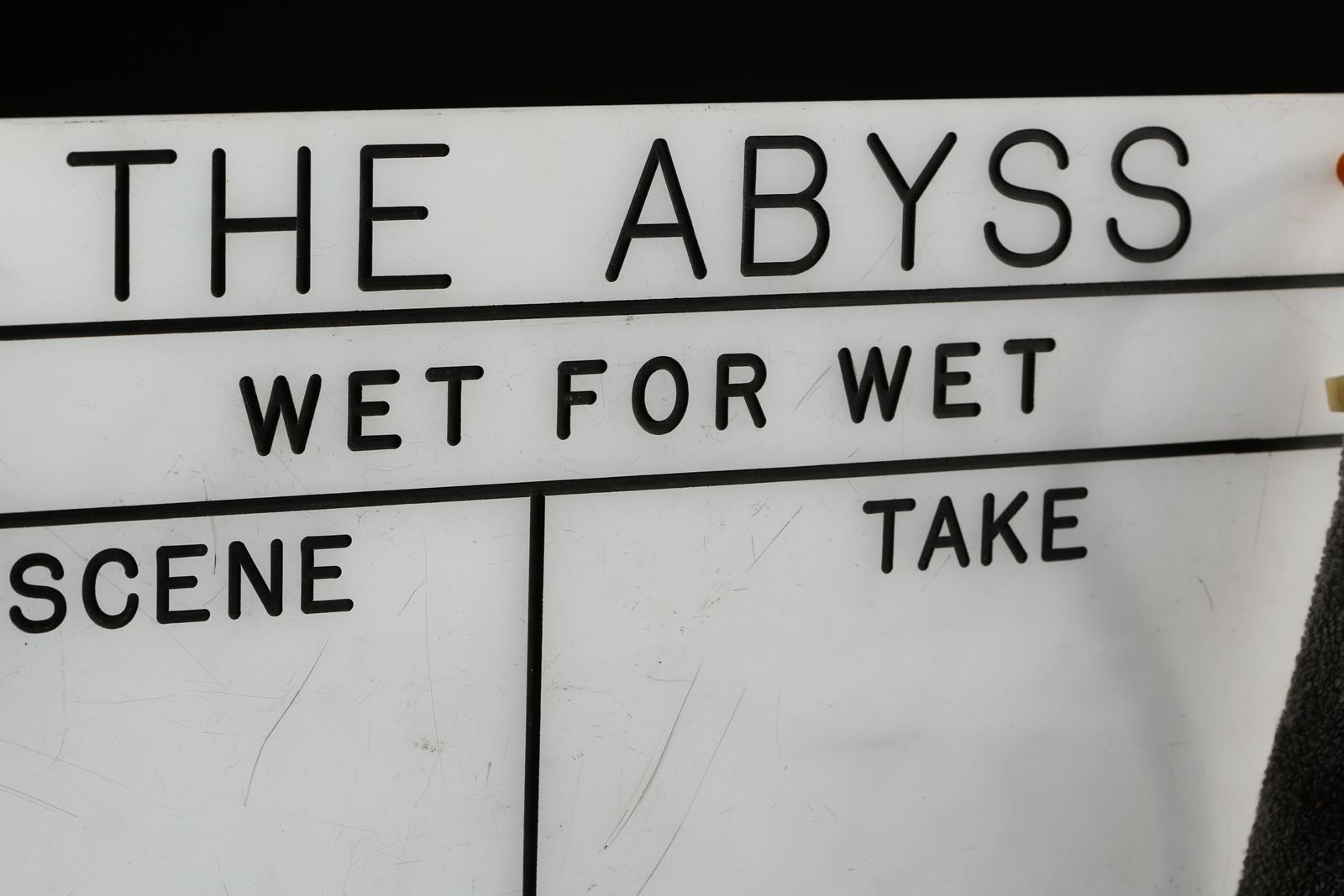 THE ABYSS (1989) - Script Binder and Underwater Slate A script binder and underwater slate from - Image 10 of 12