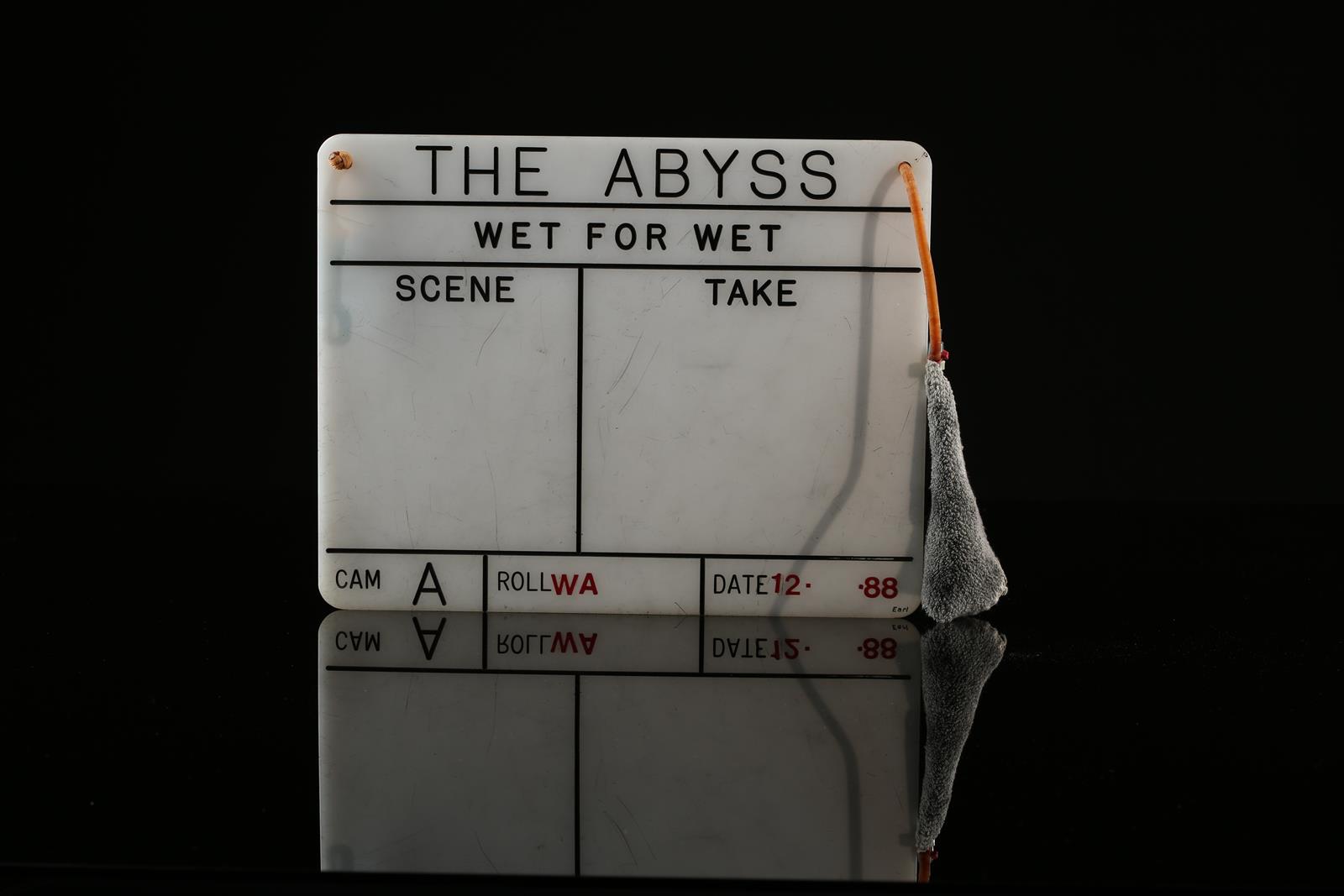 THE ABYSS (1989) - Script Binder and Underwater Slate A script binder and underwater slate from - Image 8 of 12