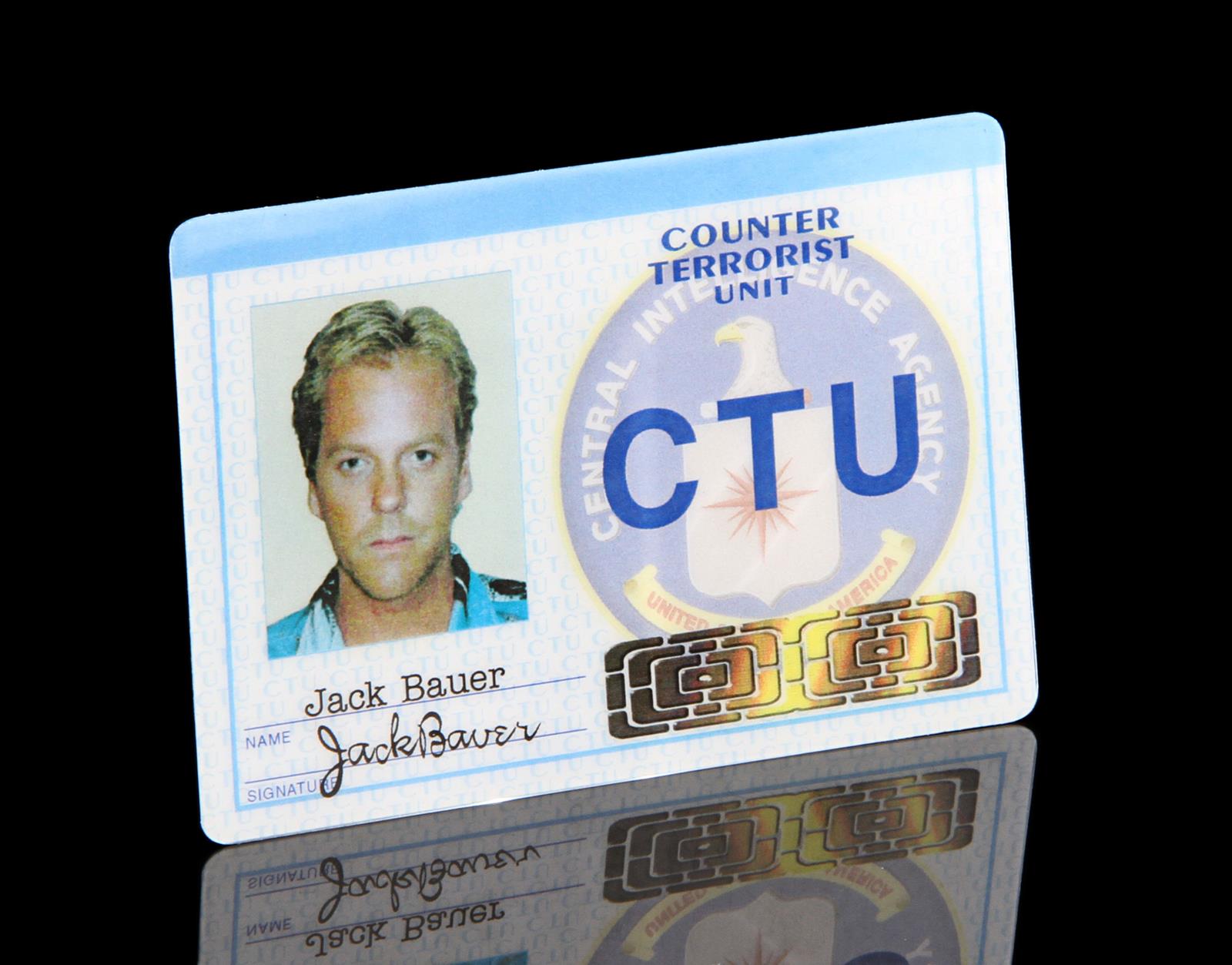 24 (TV 2001-2010) - Jack Bauer's (Kiefer Sutherland) CTU ID Jack Bauer’s (Kiefer Sutherland) CTU - Image 2 of 8