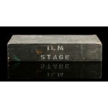 ILM (INDUSTRIAL LIGHT AND MAGIC) - Apple Box An apple box used by Industrial Light & Magic at its