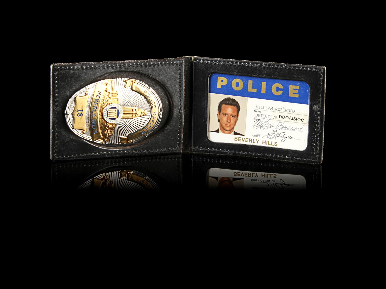 BEVERLY HILLS COP III (1994) - Det. Sgt. William 'Billy' Rosewood's (Judge Reinhold) ID Badge