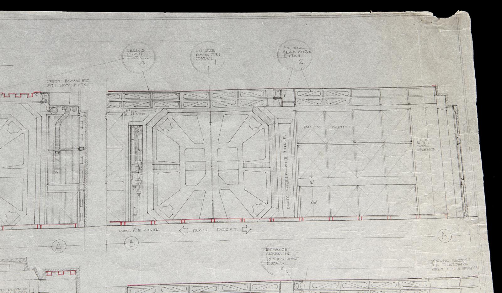 ALIEN (1979) - Hand-Drawn Nostromo Hangar Pencil Illustration A hand-drawn pencil set illustration - Image 5 of 11