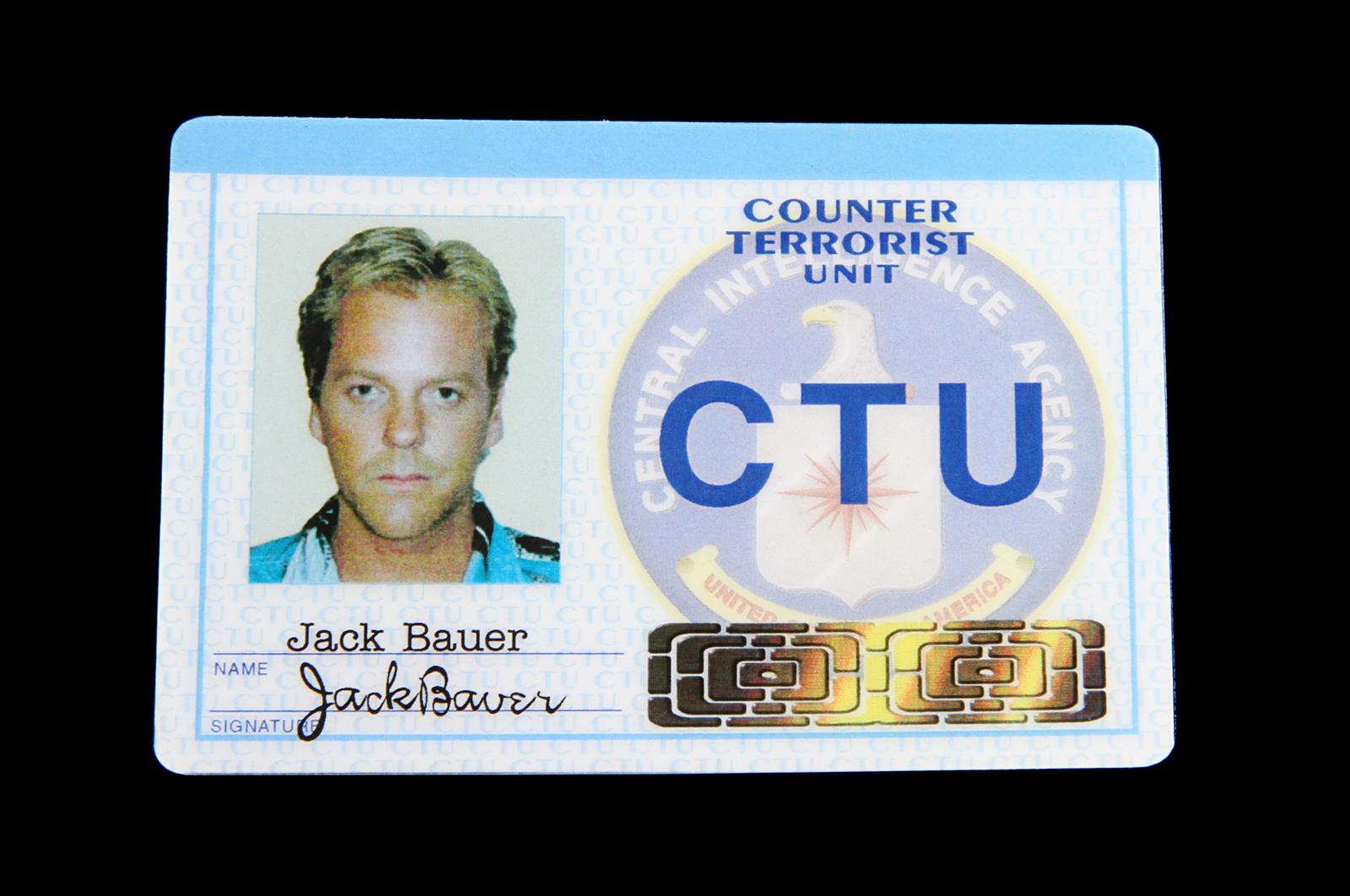 24 (TV 2001-2010) - Jack Bauer's (Kiefer Sutherland) CTU ID Jack Bauer’s (Kiefer Sutherland) CTU - Image 7 of 8