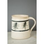 A Mocha Ware stoneglazed tankard,