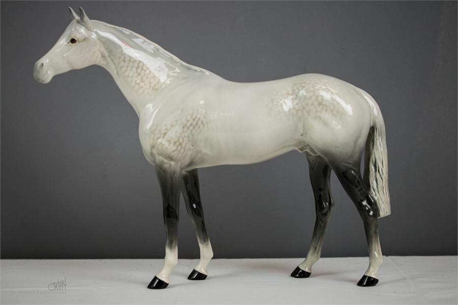 A Beswick dapple grey horse.