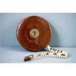 A Chesterman of Sheffield leather 50ft tape measure, 9106528.