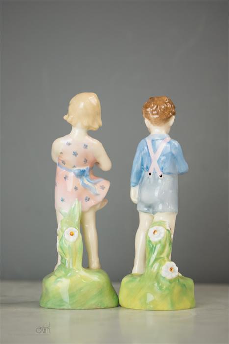 A pair of Royal Doulton figures 'He Loves Me' HN20 - Image 2 of 6