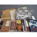 A quantity of lace related books, including some p