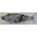 A Murano glass fish.