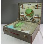 A 1950s picnic set, fully fitted.