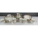 A quantity of Queens Ware Olde England tea and table ware.