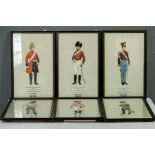 A group of six military prints; portraits of officers by Wilkinsons Sword.