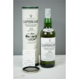 Laphroaig Single Islay Malt Scotch Whisky, 10 years old, unopened boxed.