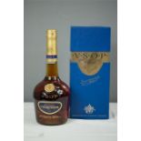 Courvoisier Cognac Fine Champagne, 70cl, boxed and unopened presentation box.