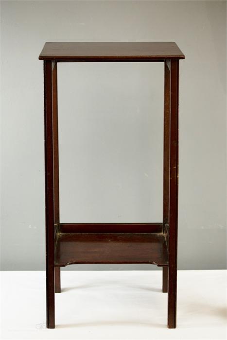 A mahogany side table/stand.