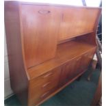 A retro 1970s teak sideboard.