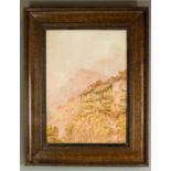 A.Coleman (19th century): watercolour, signed lower right and dated 1888.