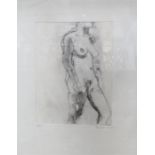 Annabel Dover (20th century): limited edition etching, 5/10. 22 by 16.5cm.