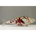 A Murano glass fish.