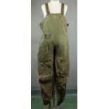 A WWII Army Air Force USA heated trousers, large size 42-44.