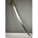 A French brass sword.