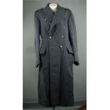 An RAF Officers wartime overcoat, dated 1945.
