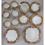 A miscellaneous quantity of ceramics including wade, Carnival glass, Richmonds part tea service etc.