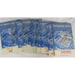 A quantity of Football League Division four 1960-61 Peterborough United booklets.