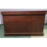 An early 20th century painted pine chest.