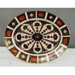 A Royal Crown Derby Old Imari oval platter, 12 by 15ins.