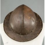 A Pikemans helmet, possibly 17th century.