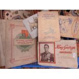 A quantity of cigarette cards and albums of cards to include Military Uniforms of the British Empire