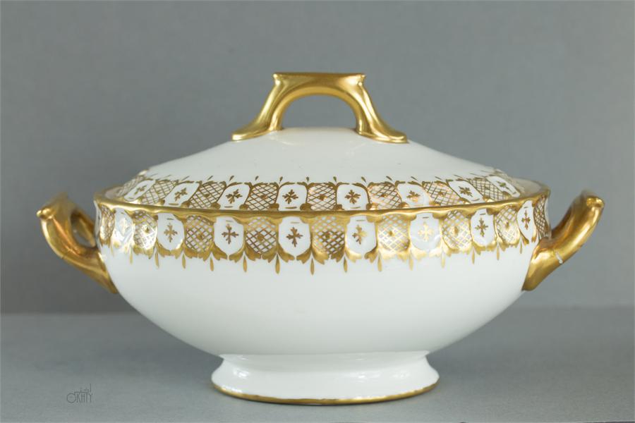 A Royal Crown derby porcelain ashtray and tureen. - Image 2 of 2