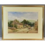 Joseph Carter (1905-40): five watercolours, one titled: Stanton, A Village in the Cotswolds,