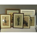 A group of six Vanity Fair Spy prints.