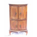 A mahogany cabinet.