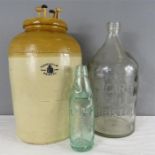 A H W Carter of Bristol bottle, C Dale bottle and a stoneware Ferris & C Ltd of Bristol jar.