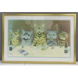 Louis Wain, print; The Boardroom, lithograph.