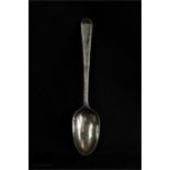 A Georgian silver spoon, London 1780, 1.9toz.