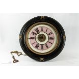 A 19th century postman's alarm clock circa 1880.