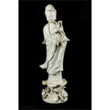 A blanc de chine Guanyin.