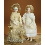 German Bisque Twill-Bodied Early Bisque Doll by Simon and Halbig 1800/2500