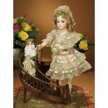 Gorgeous French Bisque Bebe A.T. by Thuillier with Superb Costume 20,000/27,000