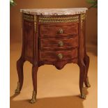 Maitrise Miniature Three-Drawer Cabinet with Marble Top 600/900
